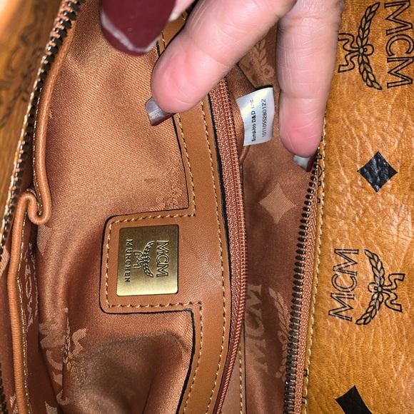 SOLD.  MCM - Vintage Visetos Boston Handbag - Picture 2 of 8